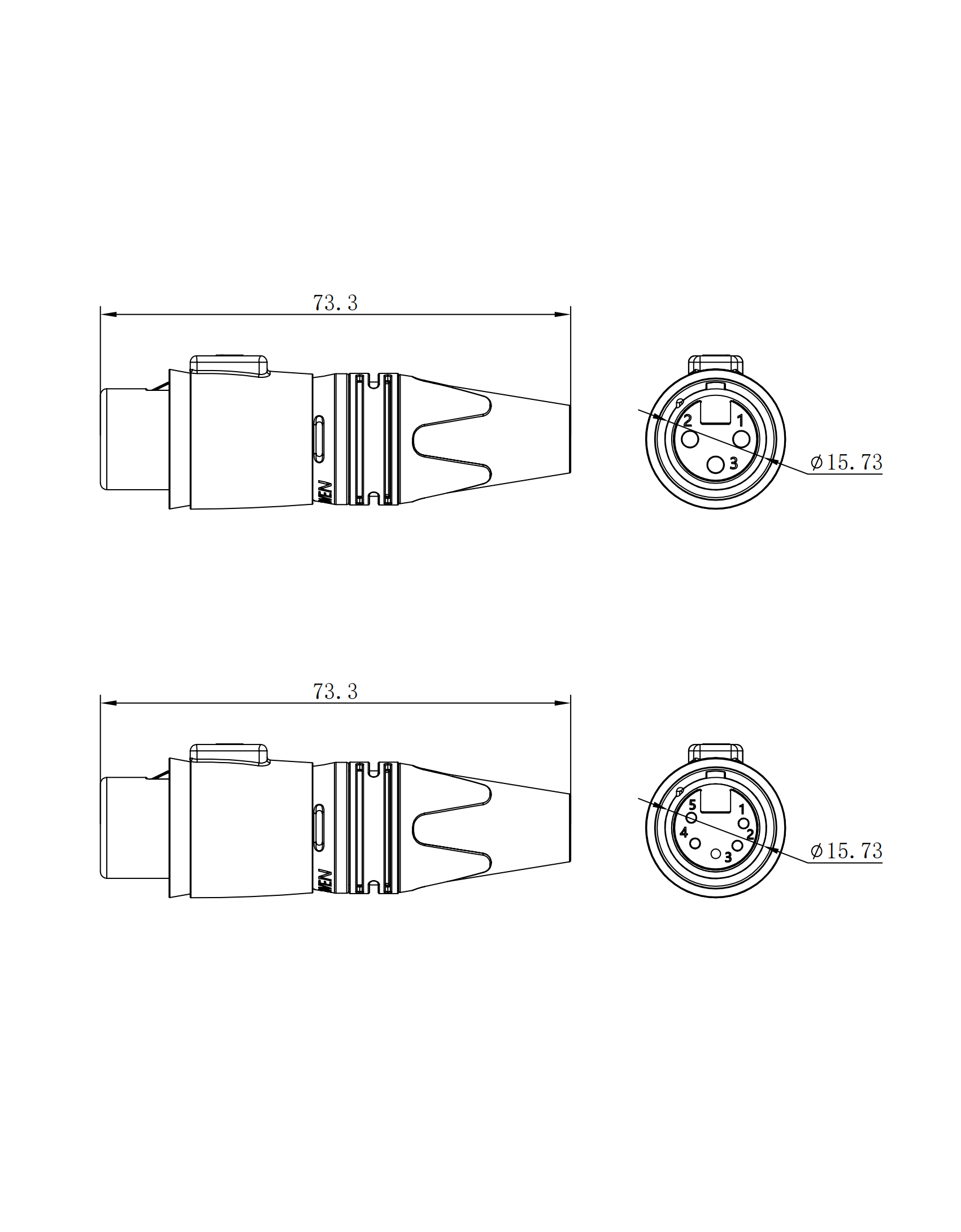 4-Channel 3-Pin XLR Audio Snake Cable Stage Recording Studio Female Male Network Signal Extender Multi-Channel XLR RJ45 Ethercon