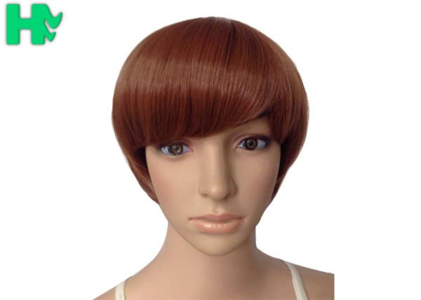 Buy cheap Heat Safe Short Synthetic Wigs , Medium Length Bob Wigs Tangle Free from wholesalers