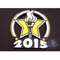 Buy cheap Custom Cut Out Sporst Running Metal Olympics Glow In The Dark Medals, Soft product
