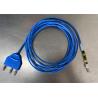 Buy cheap 5000V 3000mm Blue Insulation Anti-Interference Monopole Cable Assembly Wire Harness from wholesalers