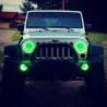 Buy cheap 7 Inch Round RGB Halo Car Lights Bluetooth Control Headlights High / Low Beam For Driving Light from wholesalers