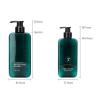 Buy cheap 300/500ml Green rectangle smooth with black pump for shampoo lotion bottle from wholesalers