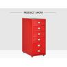 Buy cheap 6 Drawer Steel Mobile W410mm D690mm Metal Filing Cabinet from wholesalers