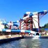 Buy cheap Galvanized Steel Support Commercial Fiberglass Water Slide For Pools from wholesalers