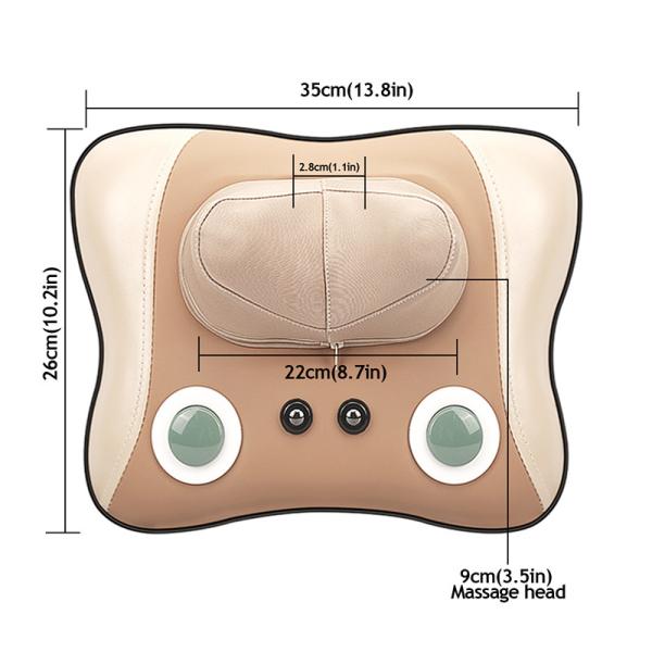 Buy cheap Infrared Whole Body Shiatsu Neck And Back Massager Pillow Speed Adjust Freely from wholesalers