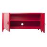 Buy cheap Red Metal Wall dustproof TV Hall Cabinet Design from wholesalers