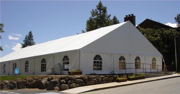Buy cheap Semi Permanent Anti UV Event Marquee Tent , White Outdoor Tent 300 Seats Event Venue from wholesalers