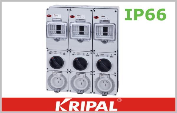 Buy cheap Outdoor Industrial Weatherproof Switch Socket with Fuse Customized from wholesalers