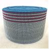 Buy cheap 50mm Blue Latex Elasbelt Webbing made by Chinese rubber good resilience from wholesalers
