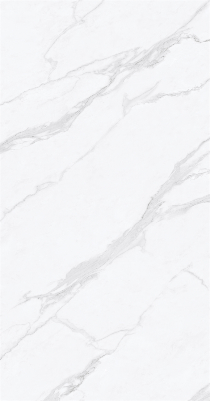 Matt White Sintered Stone Slab For Design 1420x2700mm