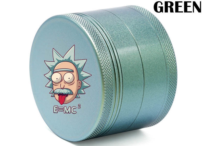 Aluminum Alloy 4 Layer Herb Grinder , 63mm Do Dry Week Marijuana Grass Grinder