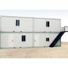 Buy cheap Charming Steady Mobile Container House Red Floor Panel PVC Window With Decoration from wholesalers