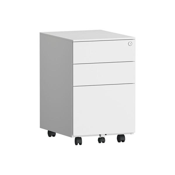 Buy cheap Antirust Rolling Pedestal File Cabinet Cold Steel Plate 3 Drawer from wholesalers