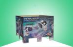Full Size Corrugated Pallet Display , Cardboard Display Stand Promoting 3D VR