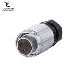 3-pin Male Plug Waterproof amp Automotive Electrical Power Cable Connectors with