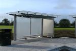 Customized Size Stainless Steel Bus Stop Water Proof Environmental Protection