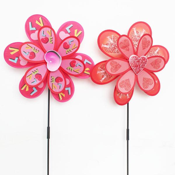 Buy cheap Valentine windmill Yard Stake heart from wholesalers