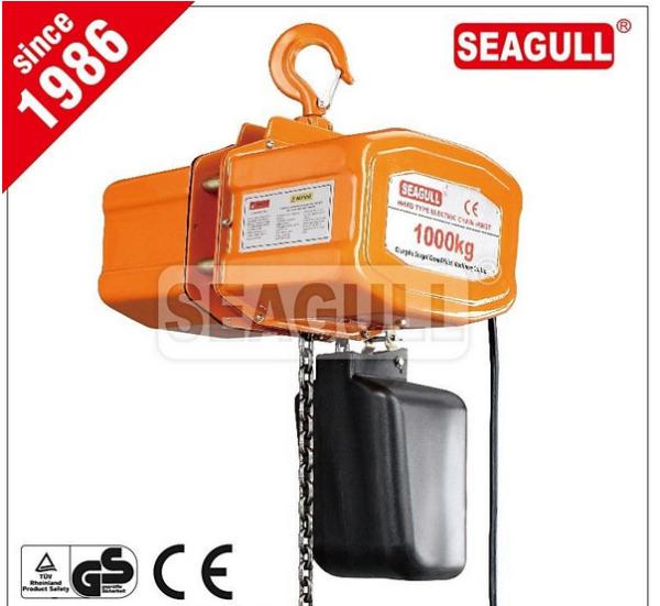 Buy cheap CE Approved Electric Chain Hoist With Hook , High Efficiency Construction Lifting Equipment from wholesalers