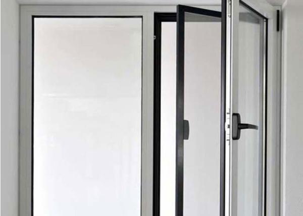 Non Thermal Break Powder Powder Coated Aluminium Windows Swing Prima Constructio