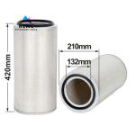 Construction Machinery Parts Air Filter Media Cleaner Sany Heavy Industry