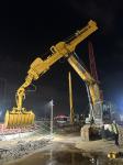 Yellow Excavator Telescopic Arm Suitable For 20 Ton 50ton Excavator