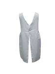 195GSM Chef Works Bib Apron Polyester 80% Cotton 20% Light Blue Color