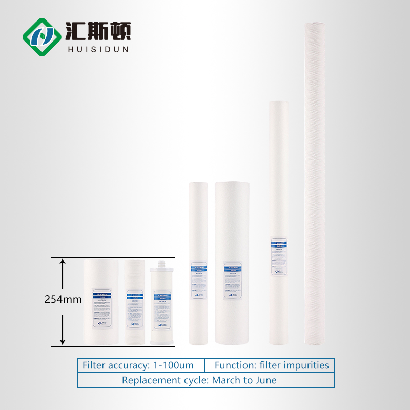 Korea Style 5" 10" 20" 30" 40" Inline PP UF UDF CTO UF T33 Filters Cartridge/Element