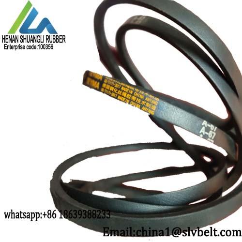 Buy cheap Mechanical Transmission Classical Wrapped V-belt for general drive Wear Resistance Trapezoid Type A Length 82''-92'' from wholesalers