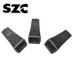 High Performance Hydraulic Excavator Bucket Teeth And Adapter Black Color