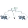 Buy cheap 160000 LUX Ceiling Mounted LED Surgical Lights Double Head With Sony Arm Camera from wholesalers