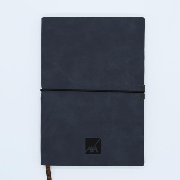 Tied Rope Writing Journal Notebook Blue Color 80 Sheets Paper For Business /