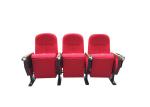 Fireproof 3 Seater Public Theater Seating With PP Cup Holder
