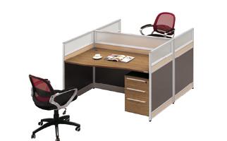 Buy cheap modern 2 seater office aluminium partition workstation table from wholesalers