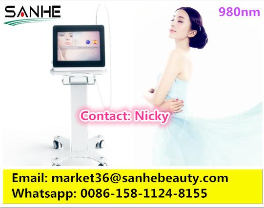 Buy cheap Discount !!! 980nm veins vascular removal machine980nm laser red blood vessels for sale from wholesalers