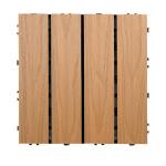 Versatile Wood Deck Tiles Waterproof Square For Outdoor Use
