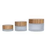 50g Glass Jar With Bamboo Lid 61.3MM