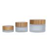 Buy cheap 50g Glass Jar With Bamboo Lid 61.3MM from wholesalers