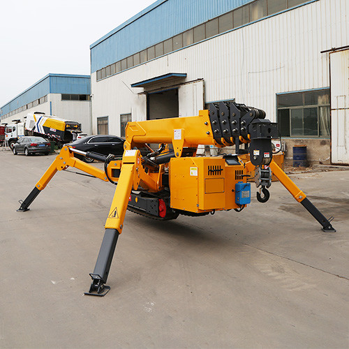 360 Degree Hydraulic Slewing JIB Cranes 3000kg Crawler Cantilever Spider Crane