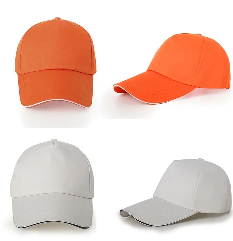 100% Cotton 60CM Men Dad Hat Casual Rubber Patch Logo