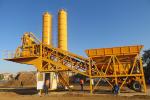 Pneumatic Control Towing Pin φ50mm Mobile Concrete Batching Plant