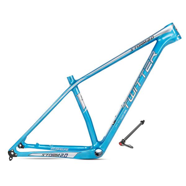 Buy cheap OEM Carbon Frame MTB 27.5 Full Suspension , Carbon Fiber Frameset With 142 Thru Axle from wholesalers