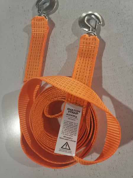 Buy cheap 4wd Heavy Duty Tow Straps , Recovery Tow Straps 75mm Wide X 15metres Long from wholesalers
