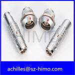 Low Current Rating Metal 6 way lemo Waterproof Connector