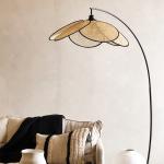 wind fall floor lamp minimalist retro designer living room bedroom New Chinese