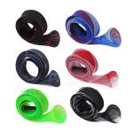 PET Fishing Rod Sleeve Cover Braided Mesh Rod Protector Pole Gloves Fishing