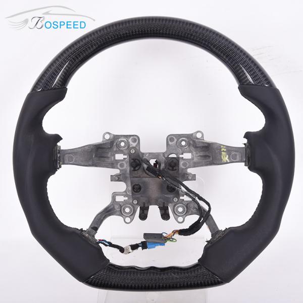 Buy cheap Smooth Customization Defender Leather Steering Wheel Land Rover Real Carbon Fiber from wholesalers