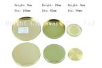 electroplating metal lid, candle lid sale
