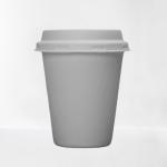 Bagasse Molded Pulp Leakproof 8oz 250ml Biodegradable Cups And Lids
