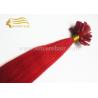 Buy cheap New Fashion Hair Products, 20" RED Straight Italian Keratin Fusion U-Tip Hair Extensions For Sale from wholesalers