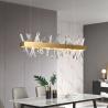 Buy cheap Mid century modern Rectangle Crystal Chandelier For Living Room Dining Room Kitchen Island Hanging Lamp(WH-CY-167) from wholesalers